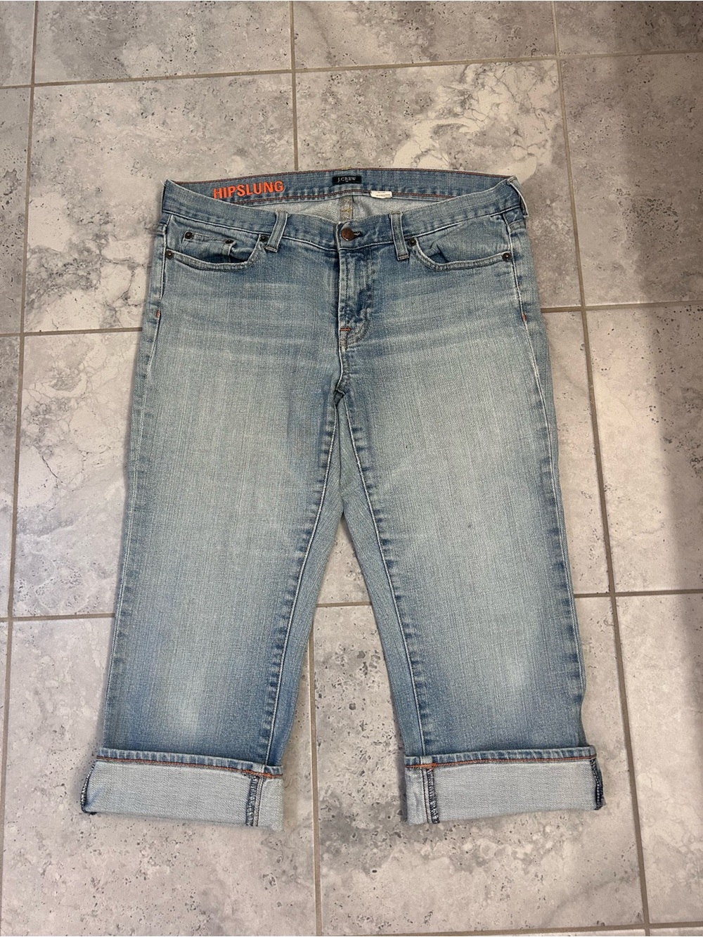 J. Crew Light Blue Cropped Capri Jeans